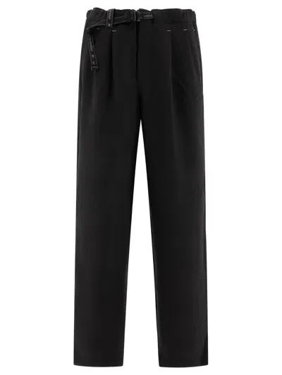 And Wander Pleated Trousers In Black