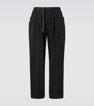 And Wander Technical Sweatpants In Black