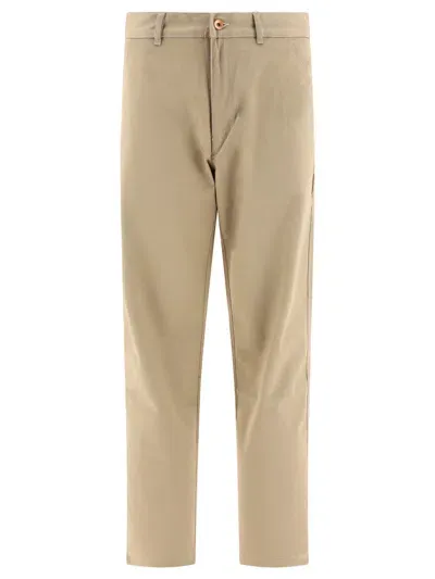 Andblue Carpenter Trousers In Beige