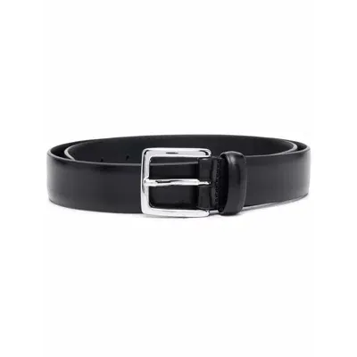 Anderson's Pin-buckle Leather Belt In Black