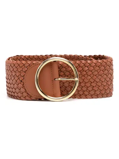 Anderson's Oversized Woven Belt In Braun