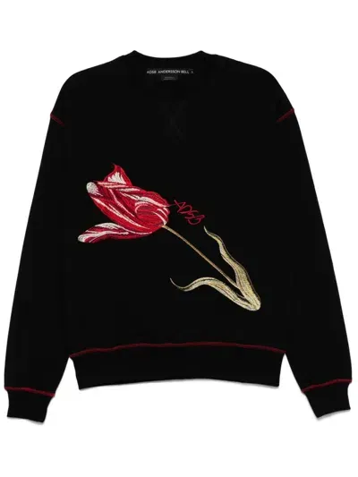 Andersson Bell Adsb Fiore Sweatshirt In Black