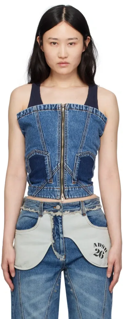 Andersson Bell Blue Cove Denim Tank Top