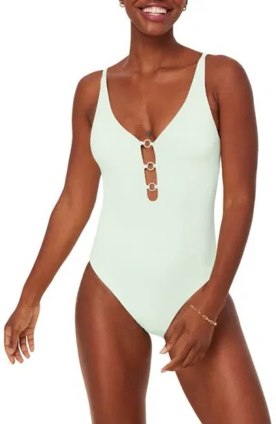 Andie Romana One-piece Swimsuit In Pistachio