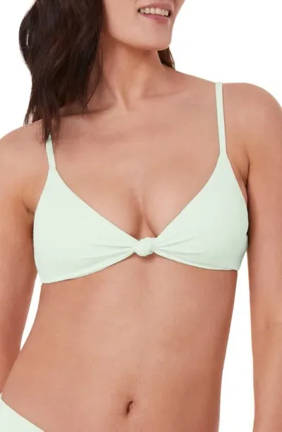 Andie The Santorini Bikini Top In Pistachio