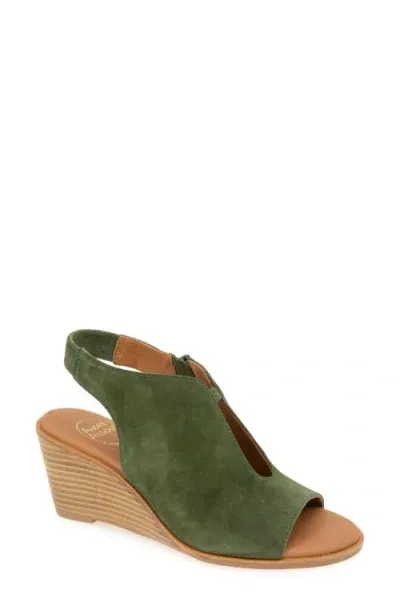 Andre Assous André Assous Belinda Ankle Strap Sandal In Forest Green