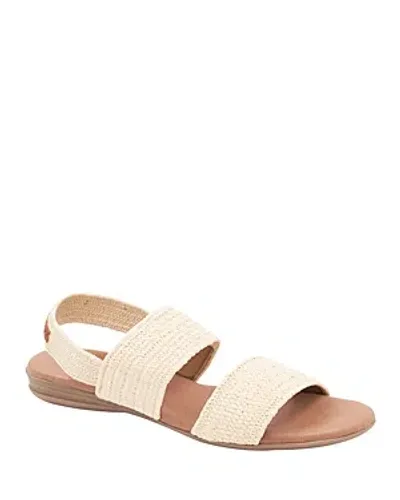 Andre Assous Women's Nigella Woven Slingback Sandals In Natural