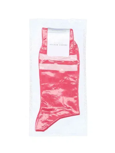 Andrea Mariani "sporty" Socks In Red