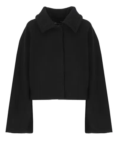 Andrea Ya'aqov Black Wool Jacket