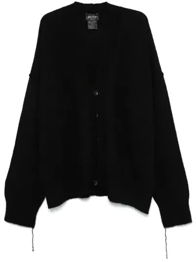 Andrea Ya'aqov Knitted Cardigan In Black