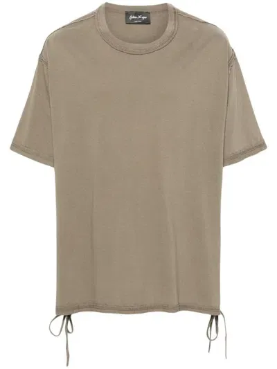 Andrea Ya'aqov Strap-detail T-shirt In Green