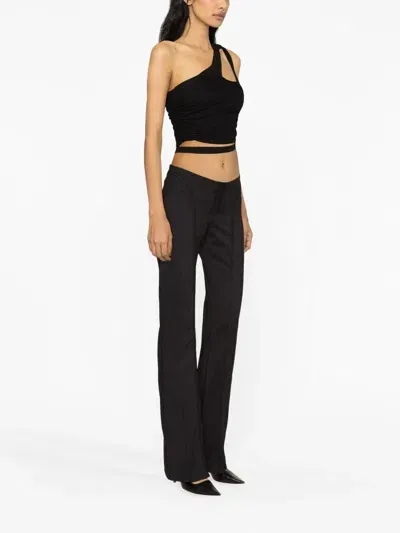 Andreädamo Andreadamo Draped Jersey Asymmetric Top