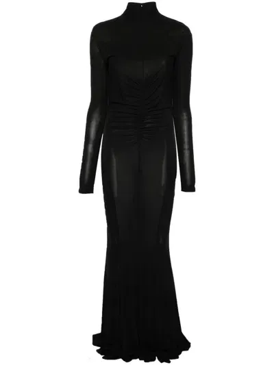 Andreädamo Jersey Maxi Dress In Black