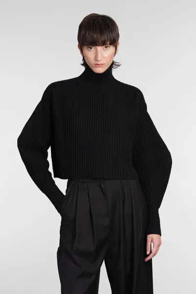 Andreädamo Knitwear In Black Wool