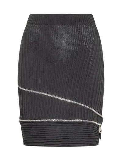 Andreädamo Andreādamo Skirt With Zip In Black