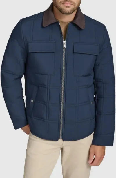 Andrew Marc Hudson Quilted Jacket In Ink