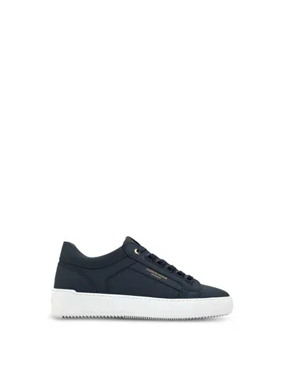 Android Homme Venice Navy Leather Trainers