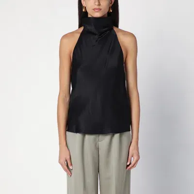 Anine Bing Black Silk Top