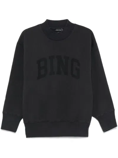 Anine Bing Bradie Sweatshirt In Black