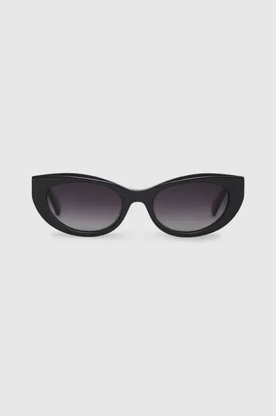 Anine Bing Cannes Sunglasses In Black