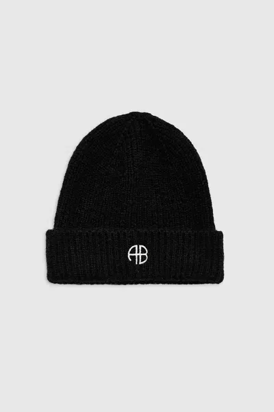 Anine Bing Elia Beanie In Black