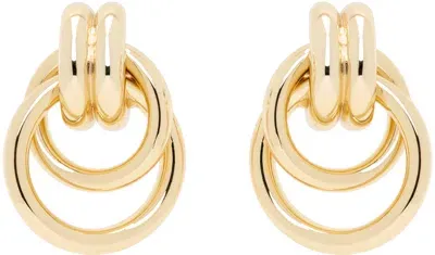 Anine Bing Gold Double Knot Earrings