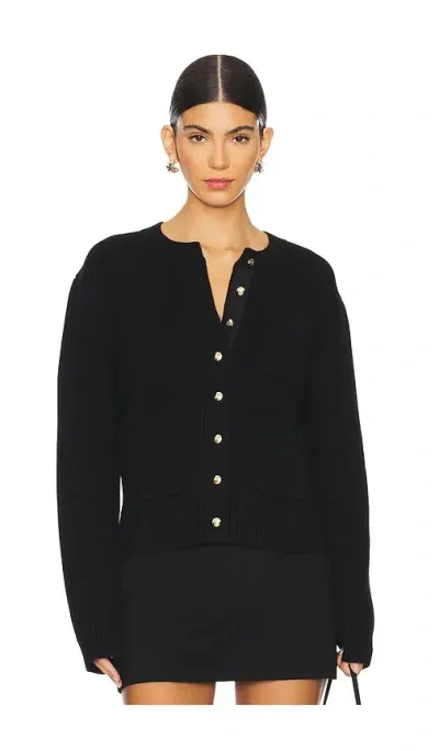 Anine Bing Jameson Cardigan In Black