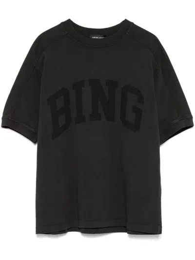 Anine Bing Jaylin T-shirt In Black