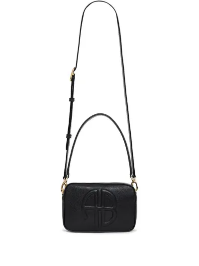 Anine Bing Lili Bag In Black Pebbled