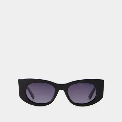 Anine Bing Madrid Sunglasses In Black