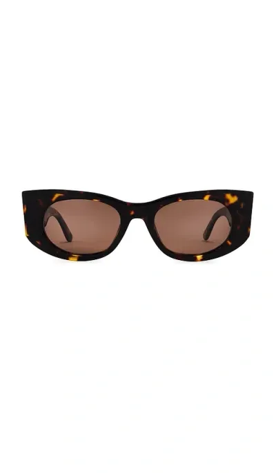 Anine Bing Madrid Sunglasses In Dark Tortoise