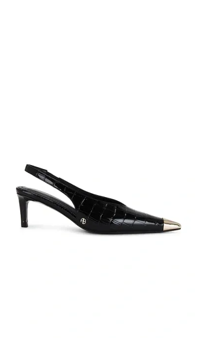 Anine Bing Nina Slingback Pumps In Black