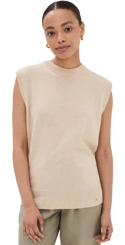 Anine Bing Ronan Cashmere Sweater Ivory