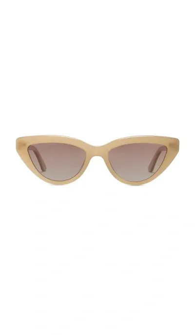 Anine Bing Sedona Sunglasses In 베이지