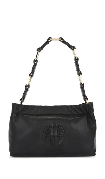 Anine Bing Small Kate Shoulder Bag In Black