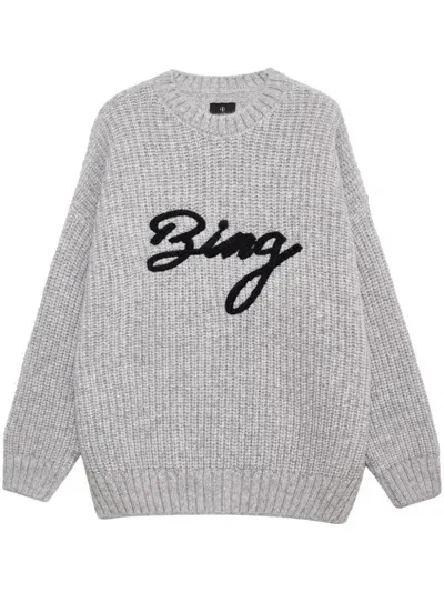 Anine Bing Sydney Sweater In Gray