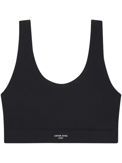 Anine Bing Yves Sports Bra In Black