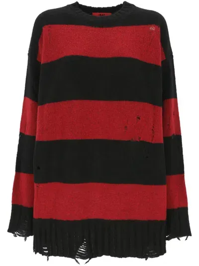 Aniye By Sweaters In Black-red