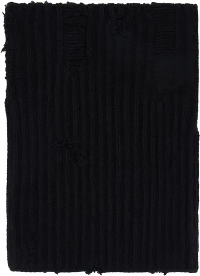 Ann Demeulemeester Black Alanta Neck Warmer