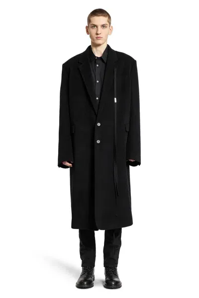 Ann Demeulemeester Man Black Coats