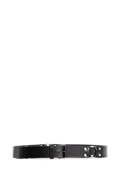 Ann Demeulemeester Unisex Black Belts