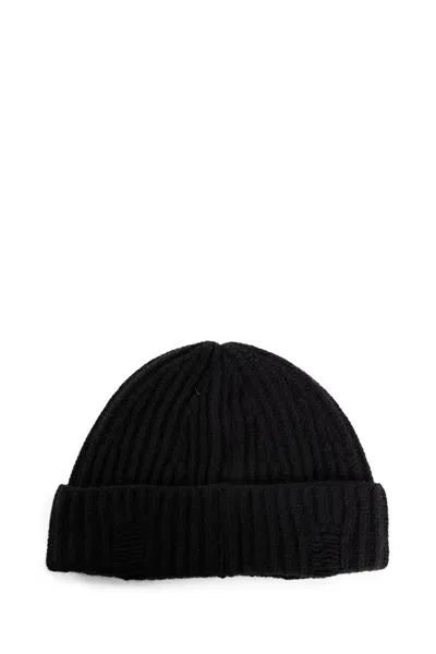 Ann Demeulemeester Unisex Black Hats