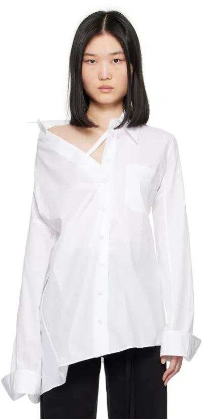 Ann Demeulemeester White Jula Shirt In 001 White