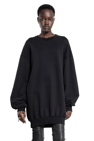 Ann Demeulemeester Woman Black Sweatshirts