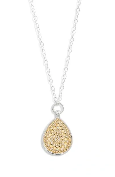 Anna Beck Classic Drop Pendant Necklace In Gold