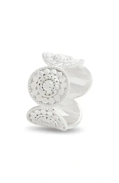 Anna Beck Disc Dot Ring In Silver