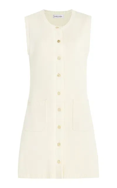 Anna Quan Chloe Cotton Dress In White