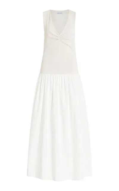 Anna Quan Maggie Cotton Dress In White