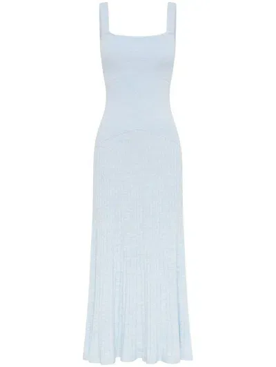 Anna Quan Shani Midi Dress In Blue