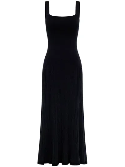 Anna Quan Shani Midi Dress In Schwarz